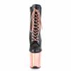 Pleaser - FLAMINGO1020 Plattformstiefel, Poledance Schuhe - Pole dance schuhe - Schwarz/Goldfarben Product image